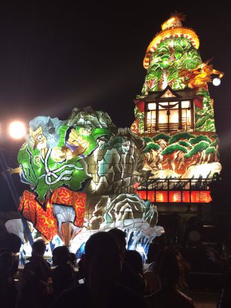 今年は、どんな山鉾が日和山を照らすのでしょうか(＾▽＾）
