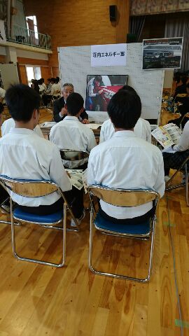 沢山の生徒さん達に話を聞いていただきました（＾▽＾）